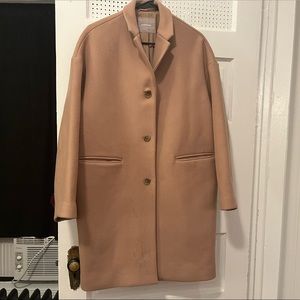Everlane tan wool pea coat